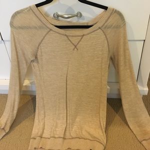 Tan long sleeve